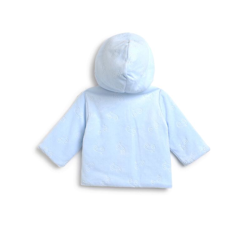 Jacquard Cardigan  With Hood image number 1